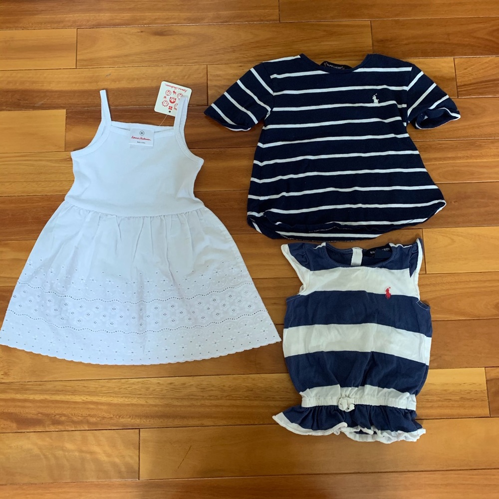 Bundle of girl dress and shirt